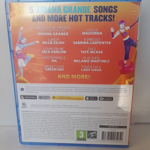 Just Dance 2025 Edition PS5 like new, voucher