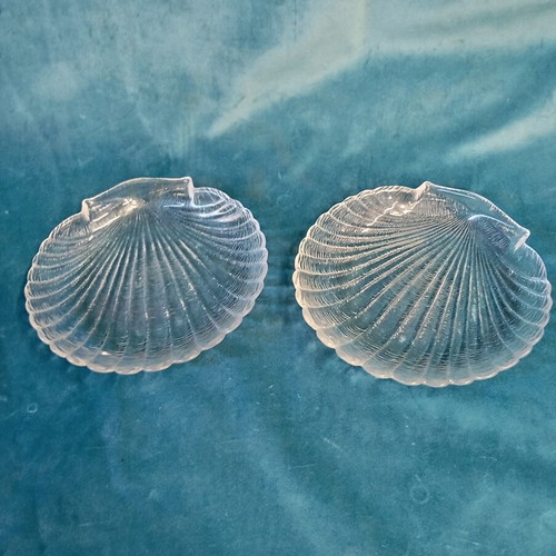 Vintage Coquillage Glass Bowl Set 11 Pieces, Like New