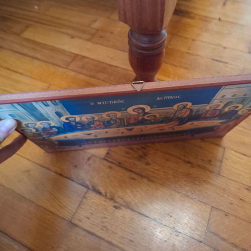 The Last Supper religious icon, like new, approx. 30x20 cm