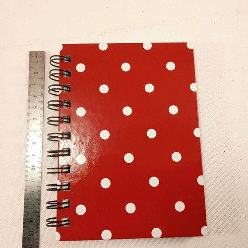 Notebook 16x11 cm squared with spiral side United new