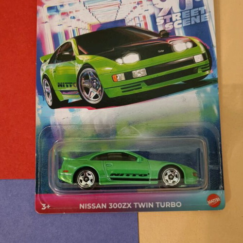 Hot Wheels Silver 90's Street Scene Nissan 300ZX Twin Turbo new
