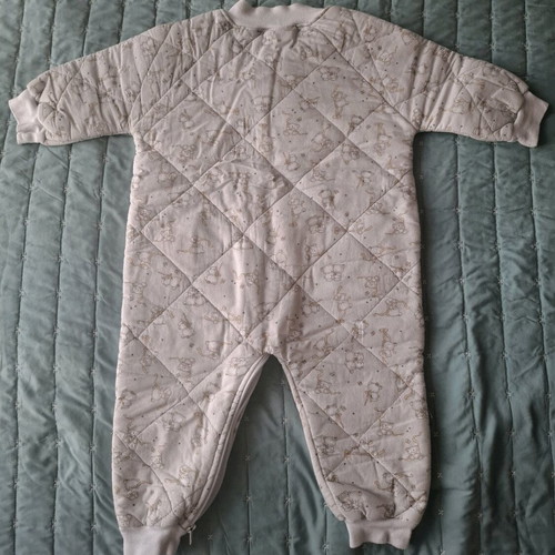 Baby Star sleeping bag white-beige with bears No 1 like new