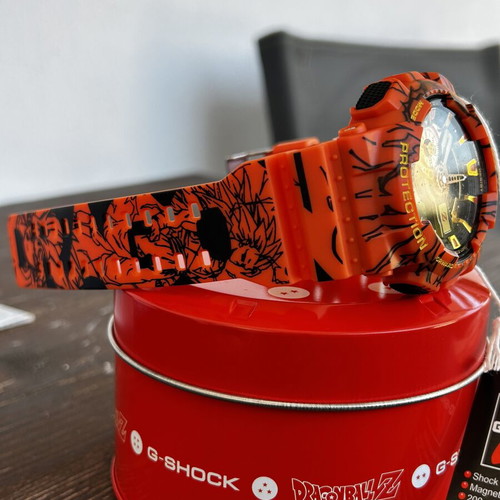 Casio GA-110JDB G-Shock Dragonball Z watch new, orange