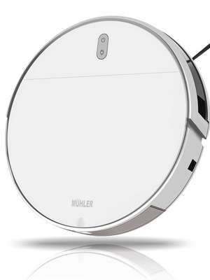 Muhler Bobby 1 Σκούπα Ρομπότ με Wi-Fi, καινούργια, μαύρη ή λευκή