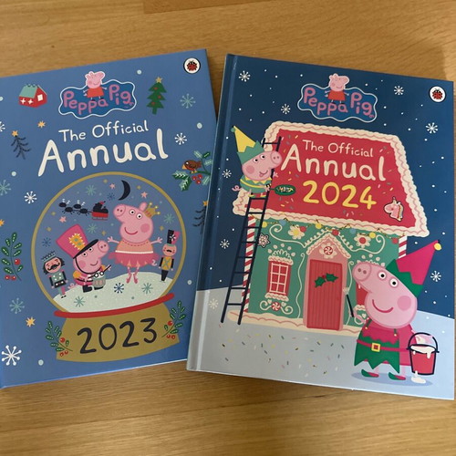 Peppa Pig Official Annual 2023 and 2024 new