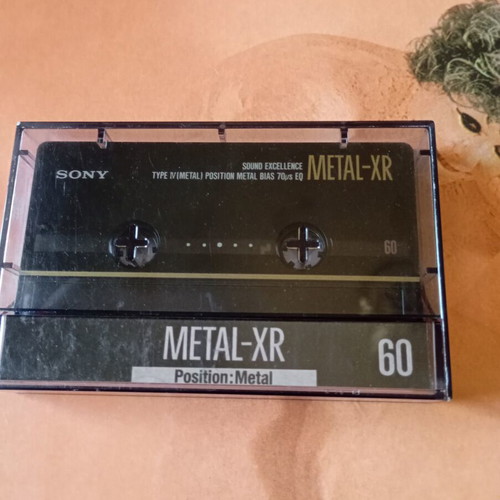 Sony Metal-XR 60 Minute Cassette Tape used, Type IV Metal Bias
