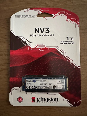 Kingston SSD 1TB M.2 NVMe PCI Express 4.0 нов
