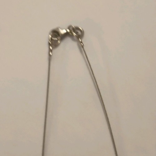 Silver handmade necklace 925 like new, approximately 42 cm