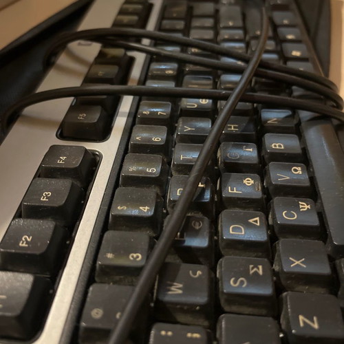 Hp keyboard used with USB, functional