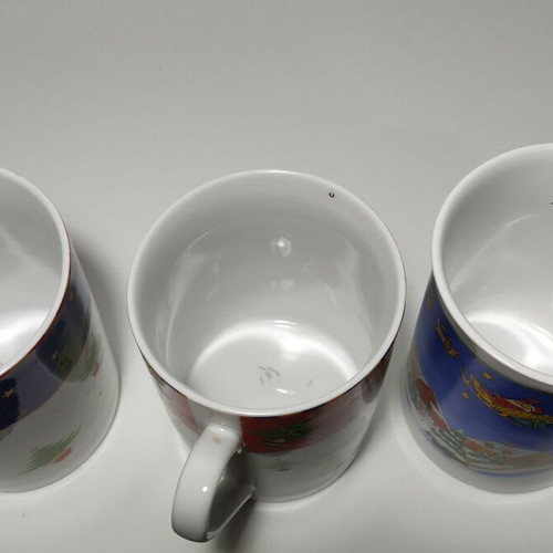 Christmas mugs like new, set of 3 pieces