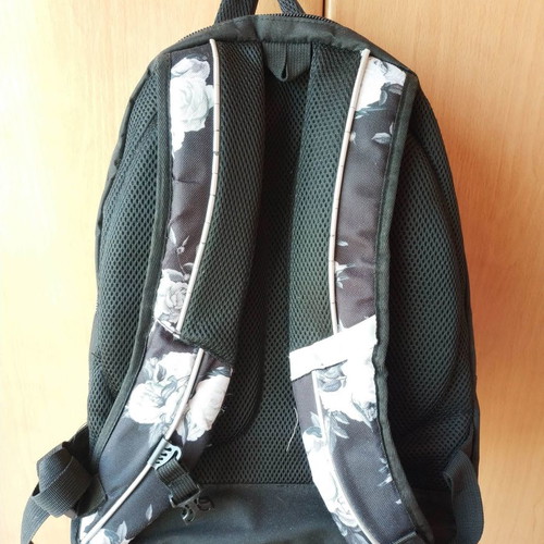 School backpack large for elementary girl used, pink and black