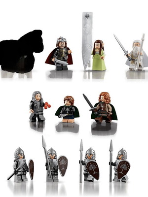 Lego Icons Lord of the Rings Minas Tirith 10 Figures new