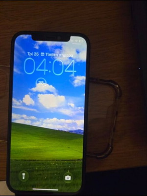 Apple iPhone 12 with privacy glass and accessories