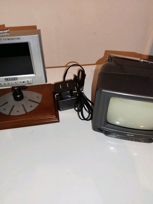 Mini TVs used, set of 2, functional