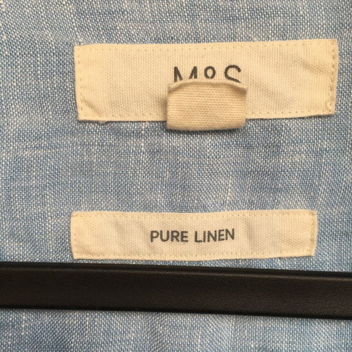 Linen light blue summer shirt L by M&S like new