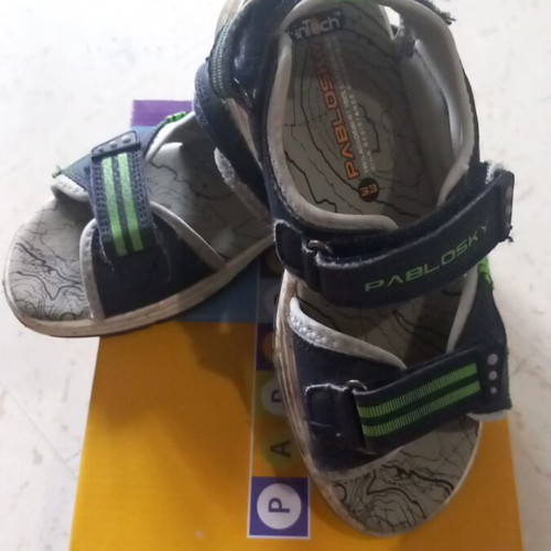 A.L.E. Anatomical Boys' Sandals Size 33 Like New Blue