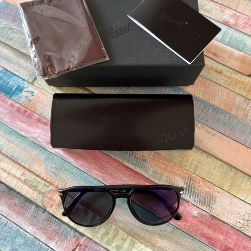 Persol El Profesor PO3160V multifocal photochromic eyeglasses used, black