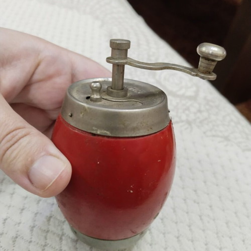 Antique pepper mill used