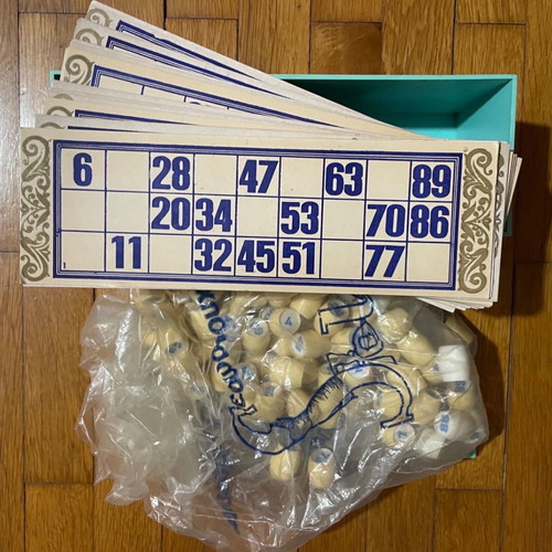 Russian bingo-style board game used