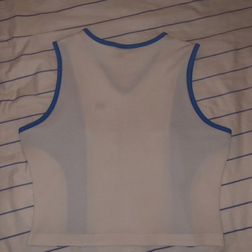 Sergio Tacchini top like new, size M, white and blue