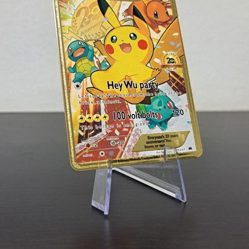 Metallic gold-plated collectible Pokemon -  12,00 - Vendora.cy