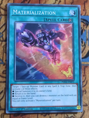 Materialization Yu-Gi-Oh! card like new
