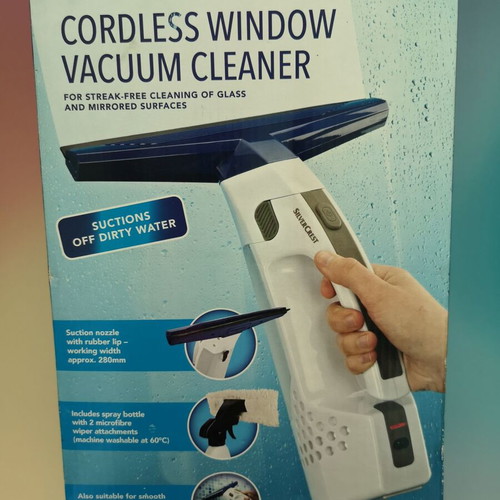 SilverCrest Cordless Window Cleaner new