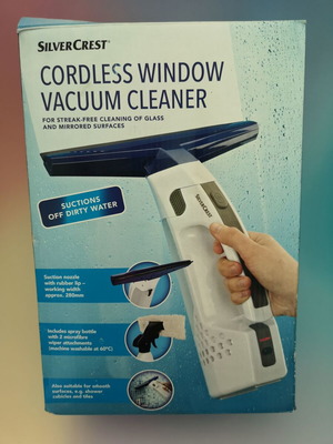 SilverCrest Cordless Window Cleaner new