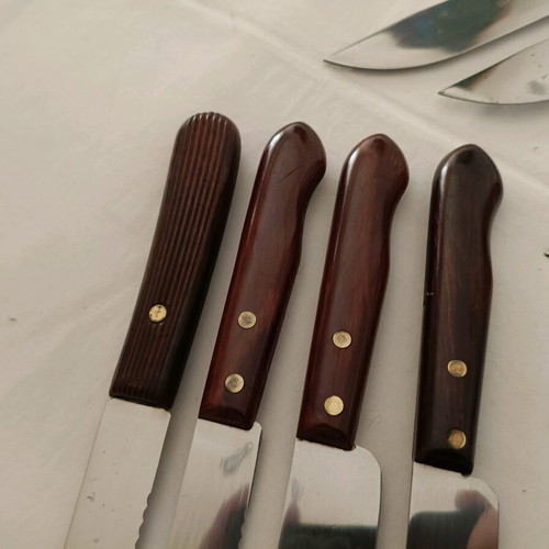 Collection of 12 old vintage Okapi knives from Germany like new
