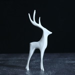 Christmas deer stag new, 25cm and 17cm heights