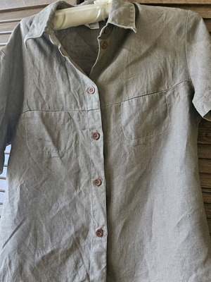Linen women's shirt like new, brown, size M