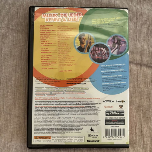 Band Hero Xbox 360 game