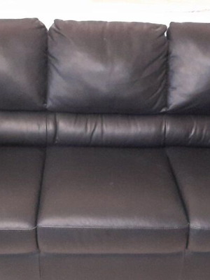 Кожен диван IKEA като нов, дължина 2 м