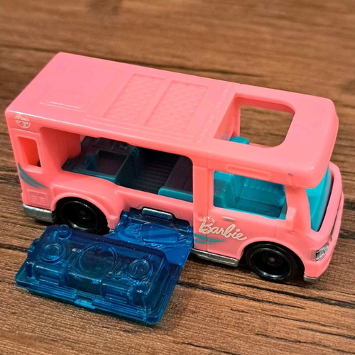 Hot Wheels Barbie set of 4 used toy cars