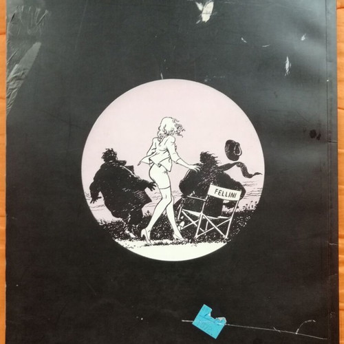 Milo Manara F Fellini comic book used, Greek edition