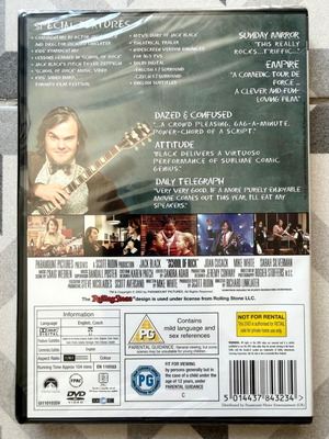 School of Rock DVD new with subtitles