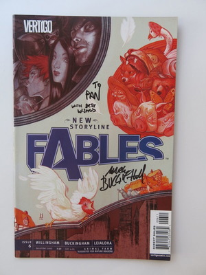Fables #006 comic near mint, signed by Mark Buckingham
