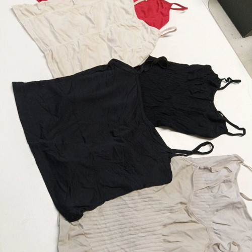 Pack of six nylon and spandex camisoles free size new