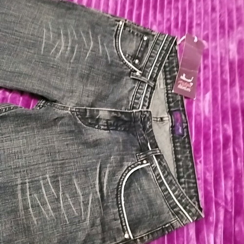 Denim jeans dark blue new, size S–M