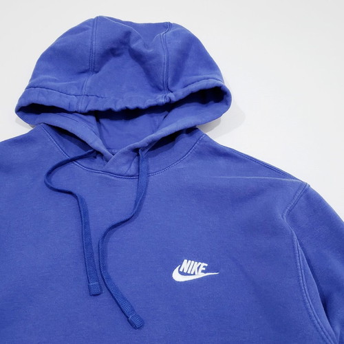 Nike BV2654 NSW Club Hoodie men's sweatshirt, blue, size M