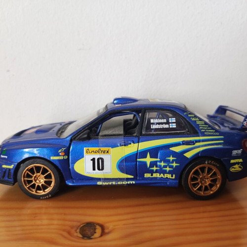 Subaru Impreza WRC 2002 Monte Carlo Rally νικητής Saico μεταλλικό μοντέλο 1:32 σαν καινούργιο