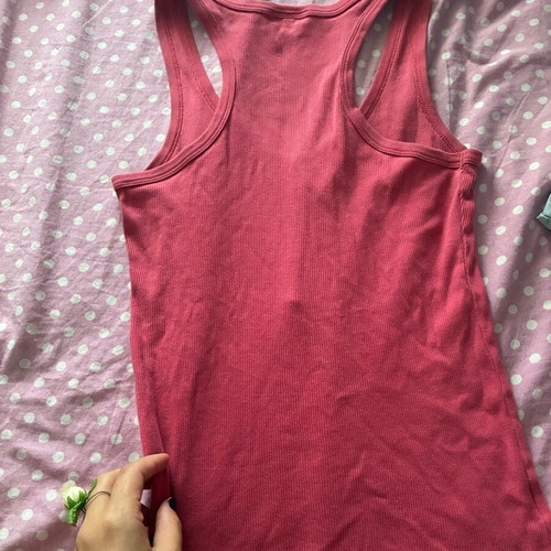Coral pink blouse like new, size L