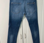 Zara Man men's straight-leg jeans, size 42, blue