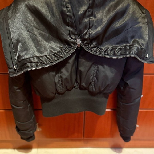 Black jacket with elastic waist, like new, size XS