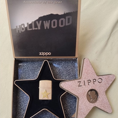 Zippo 2001 Hollywood's Leading Light lighter mint condition
