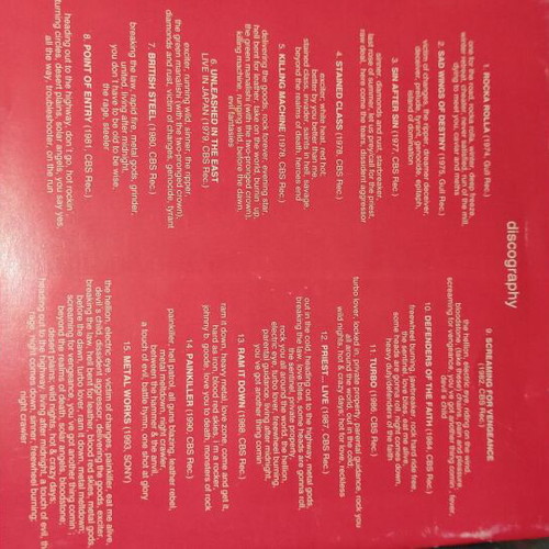 A Tribute to Judas Priest Legends of Metal CD used