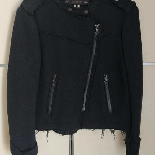 Biker Jacket dark blue (felt) Large used