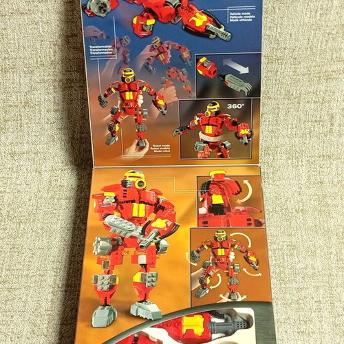 Mega Bloks Torch Transforming Blok Bots set 9338