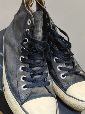 Converse men's boots size 44.5 used black metallic