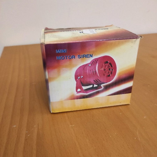 Outdoor alarm siren AC 110V new, metal construction